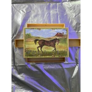 Reeves Enchantments Stallion Horse Jewelry Treasure‎ Box B1013